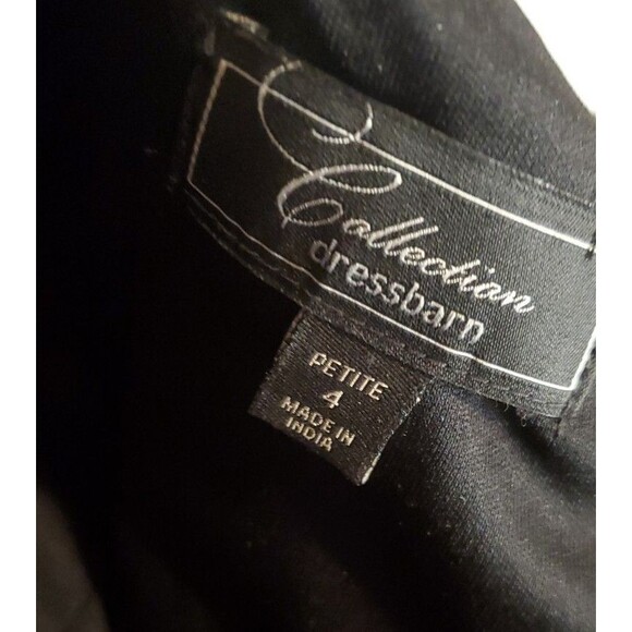 Black Formal 90s Y2K Party Prom Rhinestone Beaded Bodycon Mini Dress LBD | 4P - Picture 8 of 9